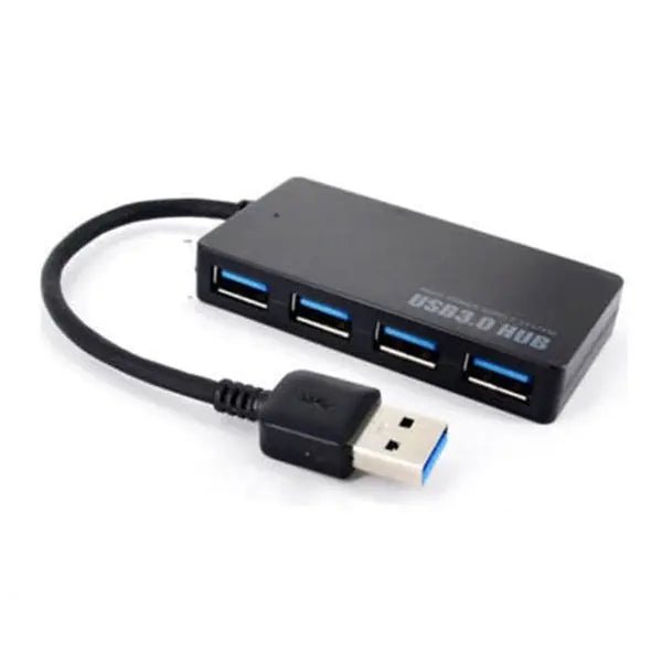 USB 3.0 High Speed 4 Port Hub Slim Compact Expansion Splitter for PC Mac - AllTech