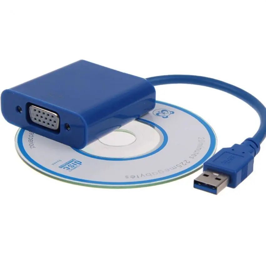 USB 3.0 to VGA Adapter Multi Display Video Card for Window 7 8 10 - AllTech
