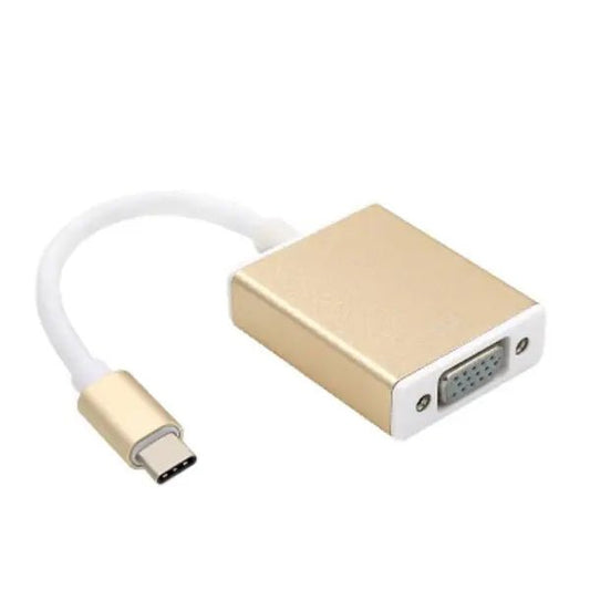 USB 3.1 Type C to VGA Male to Female 1080p Adapter Cable Hub Macbook Pro Google - AllTech