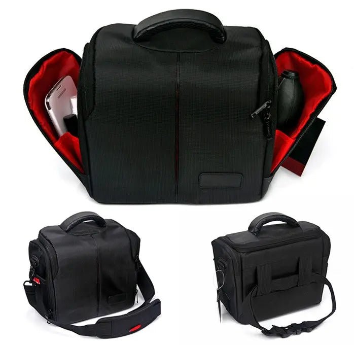 Waterproof Anti Shock DSLR Camera Bag SLR Lens Carry Case With Rain Cover - AllTech