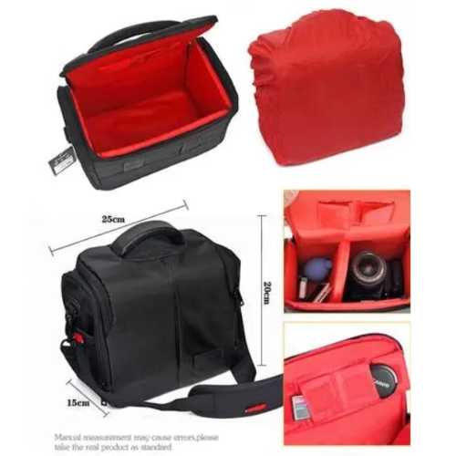 Waterproof Anti Shock DSLR Camera Bag SLR Lens Carry Case With Rain Cover - AllTech