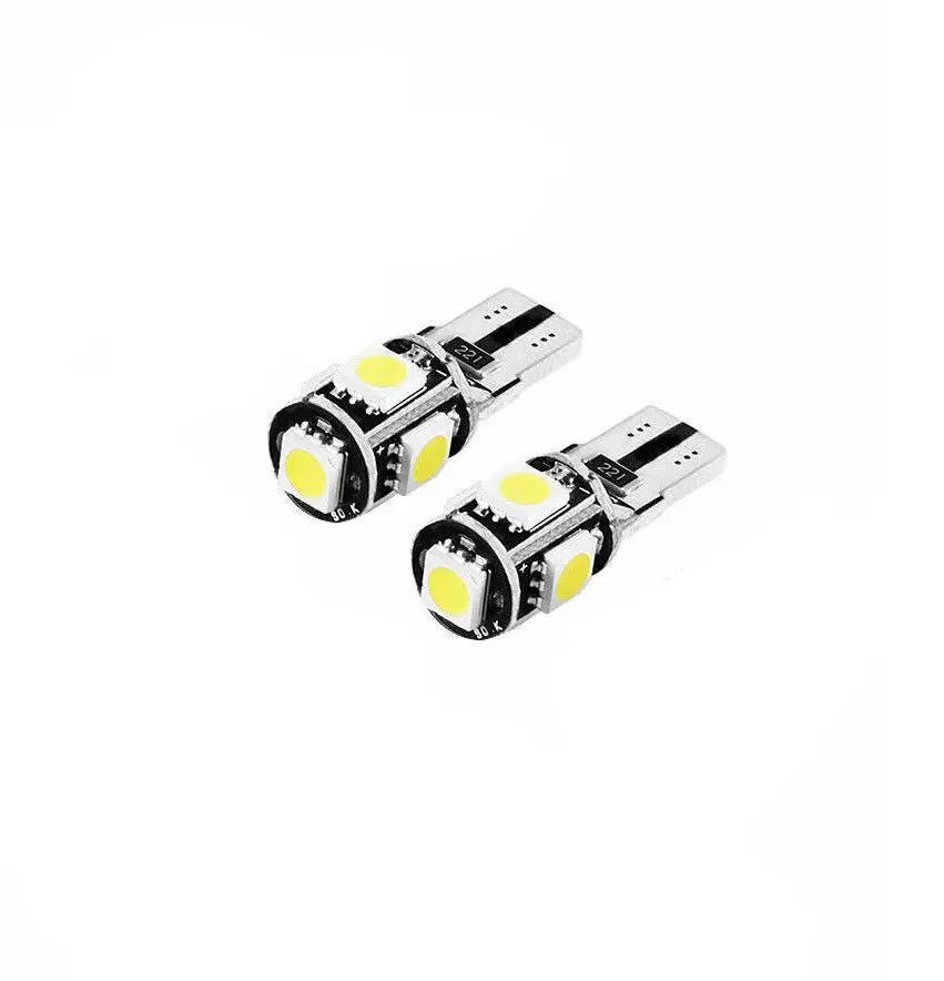 White CANBUS LED T10 5SMD Parker Number Plate LED Bulbs Accessories - AllTech