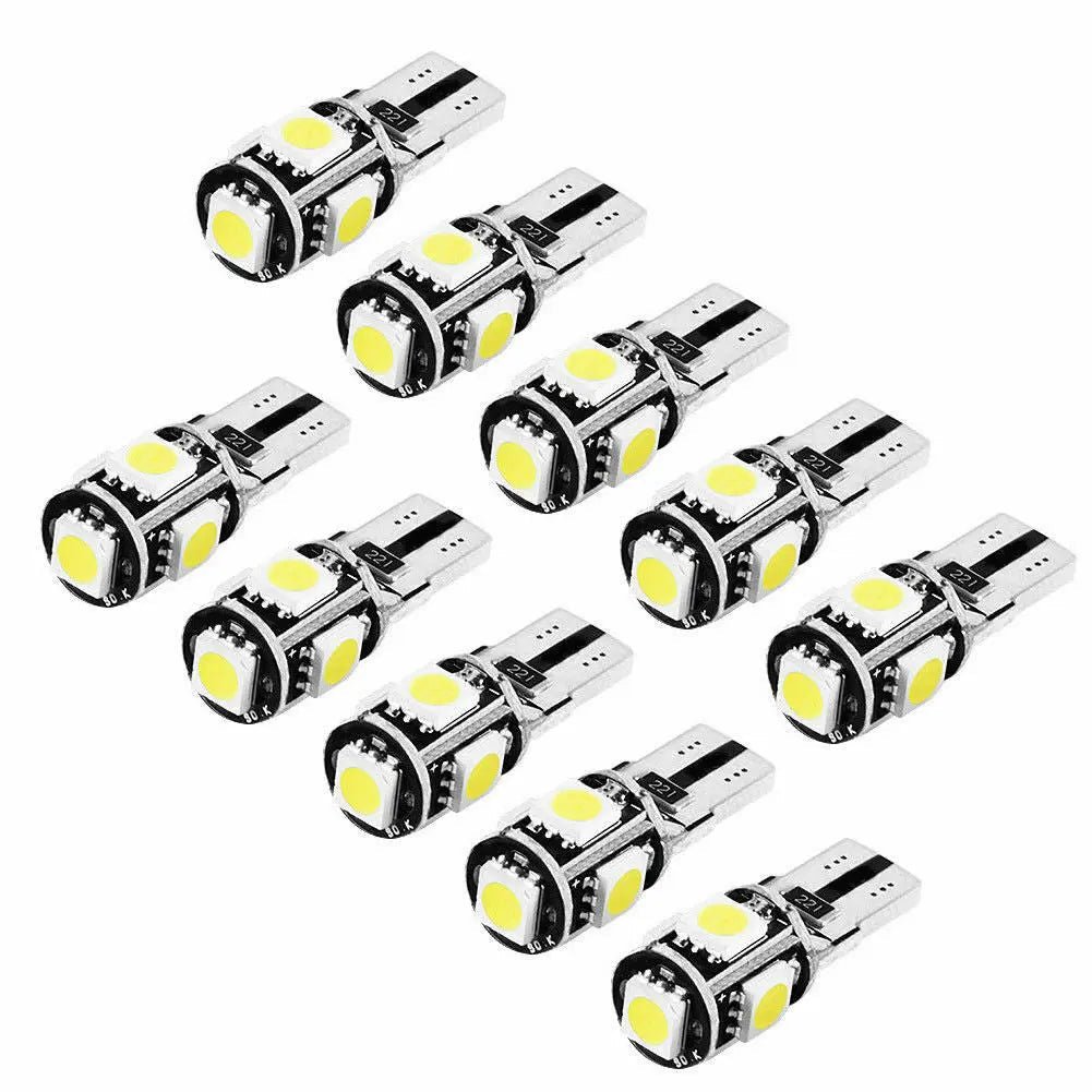 White CANBUS LED T10 5SMD Parker Number Plate LED Bulbs Accessories - AllTech