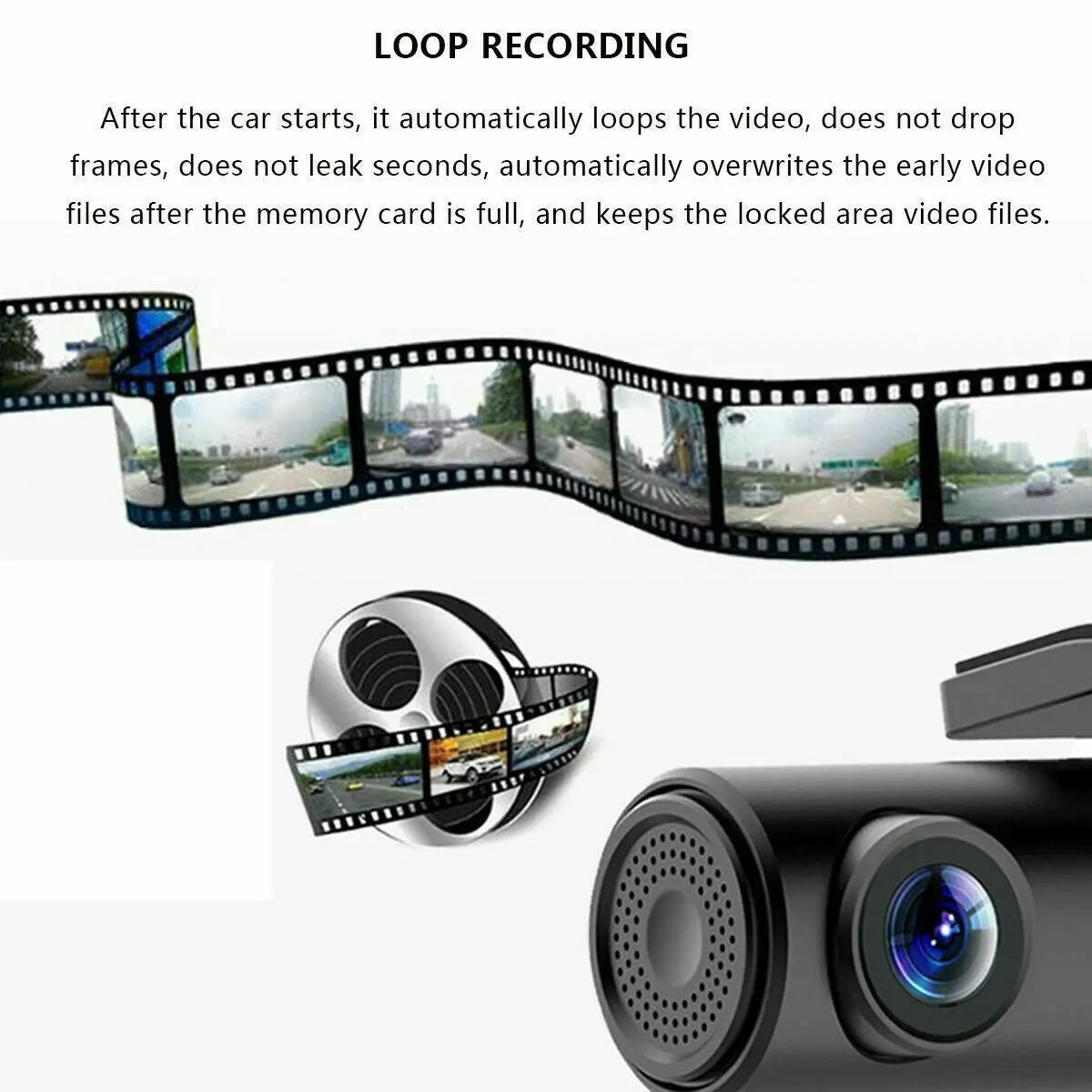 Wi - Fi Car DVR Camera 1080P 170° FHD Lens Dash Cam Video Recorder Cam APP - AllTech