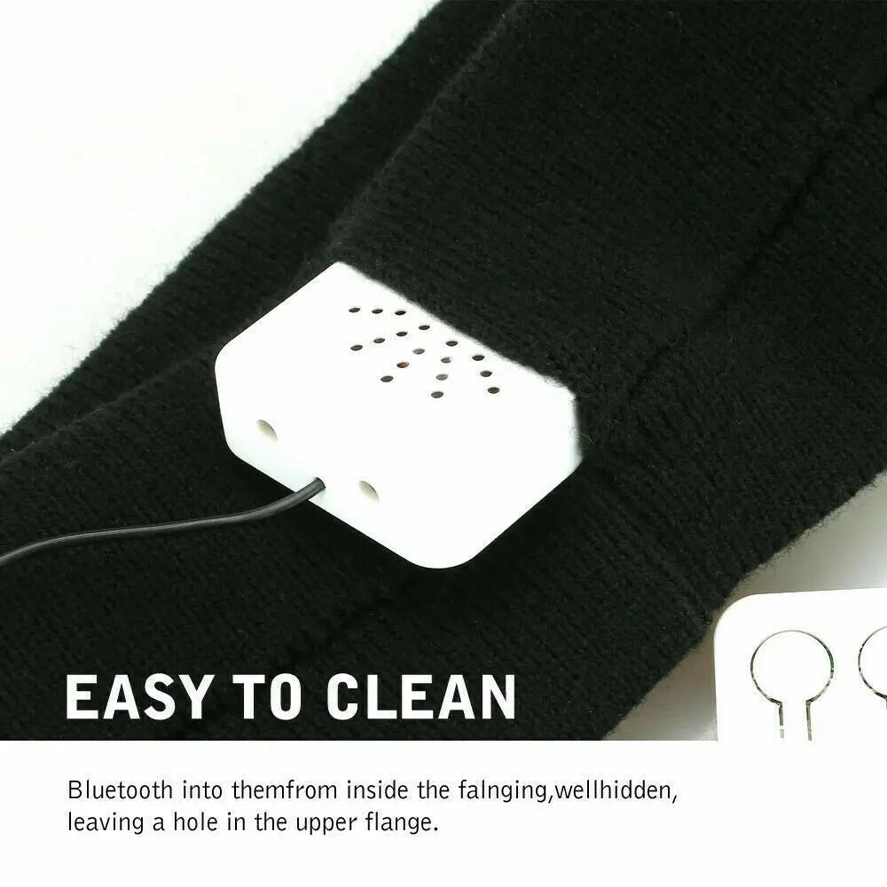 Wireless Sleep Earphone Headphone Headband Sports Bluetooth 5.0 with Stereo Mic - AllTech