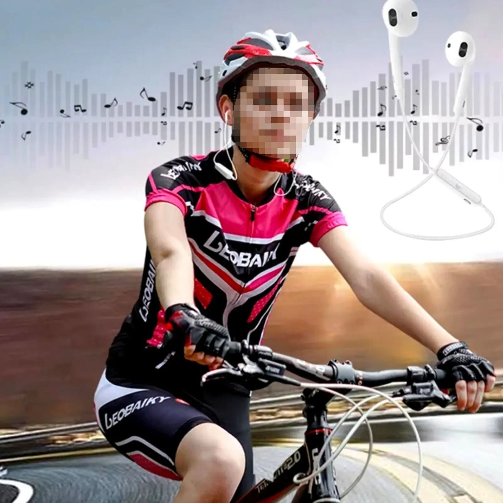 Wireless Sports Earbuds Earphones Bluetooth 4.1 Stereo Sound with Mic - AllTech