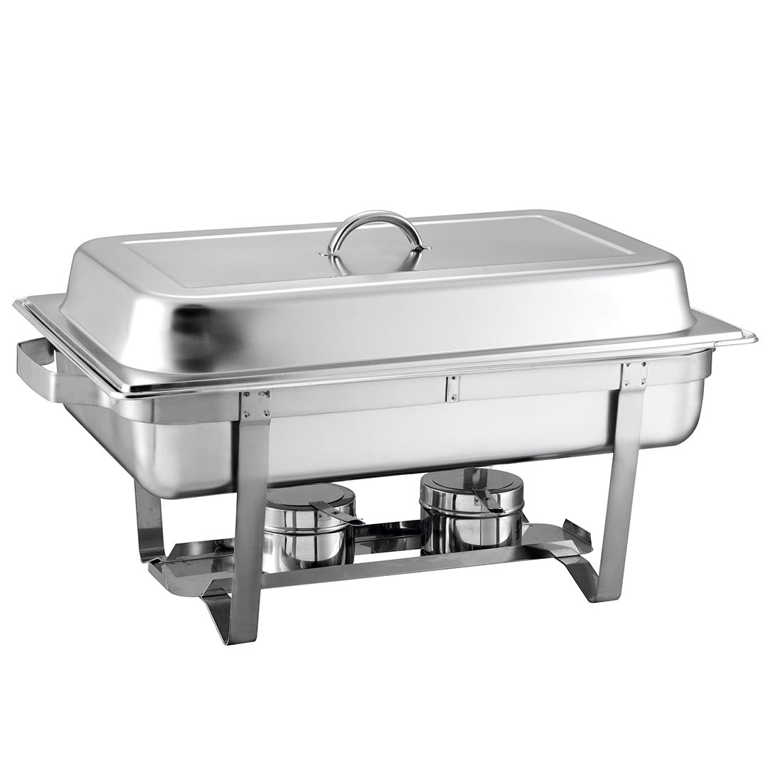 4.5L Dual Tray Stainless Steel Chafing Food Warmer Catering Dish - AllTech