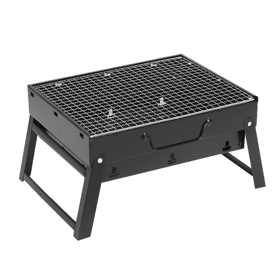 Portable Mini Folding Thick Box-type Charcoal Grill for Outdoor BBQ Camping - AllTech