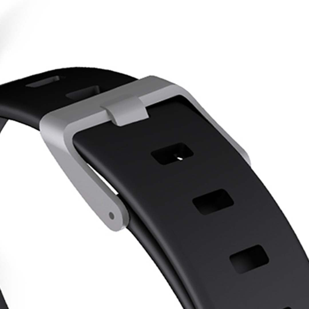 Smart Watch Compatible Strap Adjustable Replacement Wristband Bracelet Black - AllTech