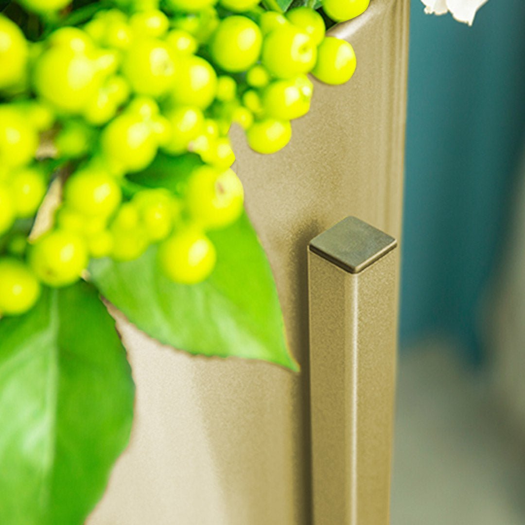 SOGA 30cm Gold Metal Plant Stand with Flower Pot Holder Corner Shelving Rack Indoor Display - AllTech