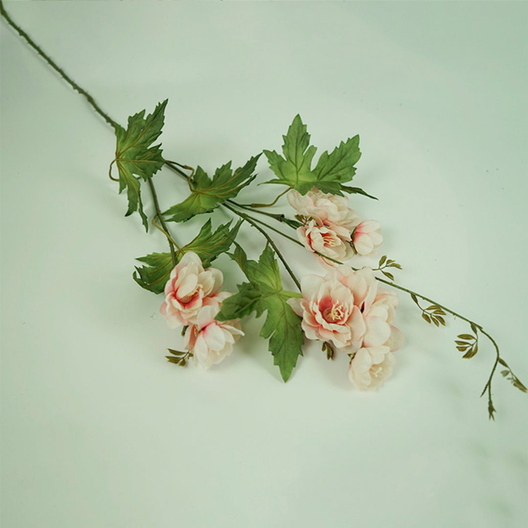 SOGA 8 Bunch Artificial Silk Hibiscus 3 Heads Flower Fake Bridal Bouquet Table Decor Pink - AllTech