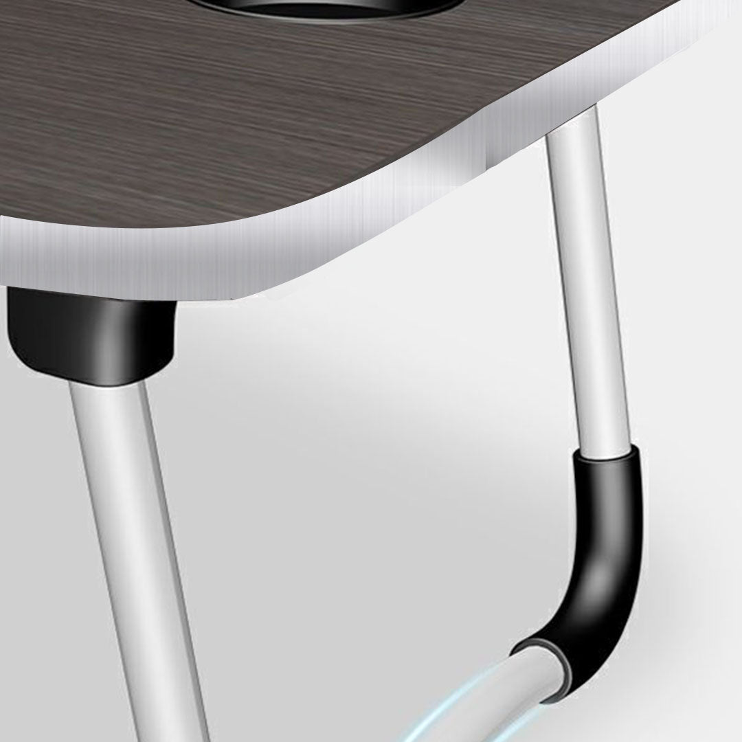 SOGA Black Portable Bed Table Adjustable Foldable Bed Sofa Study Table Laptop Mini Desk Breakfast Tray Home Decor - AllTech