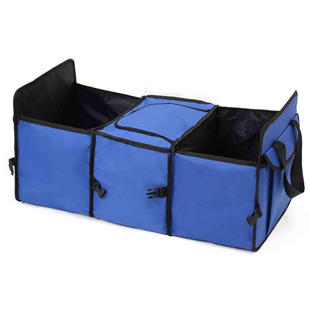 SOGA Car Portable Storage Box Waterproof Oxford Cloth Multifunction Organizer Blue - AllTech