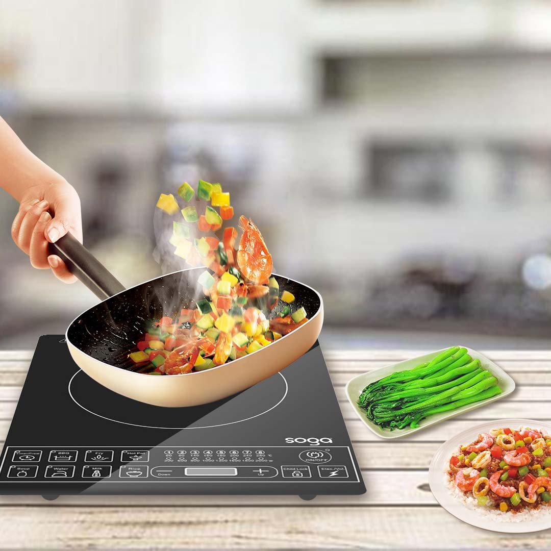 SOGA Cooktop Electric Smart Induction Cook Top Portable Kitchen Cooker Cookware - AllTech