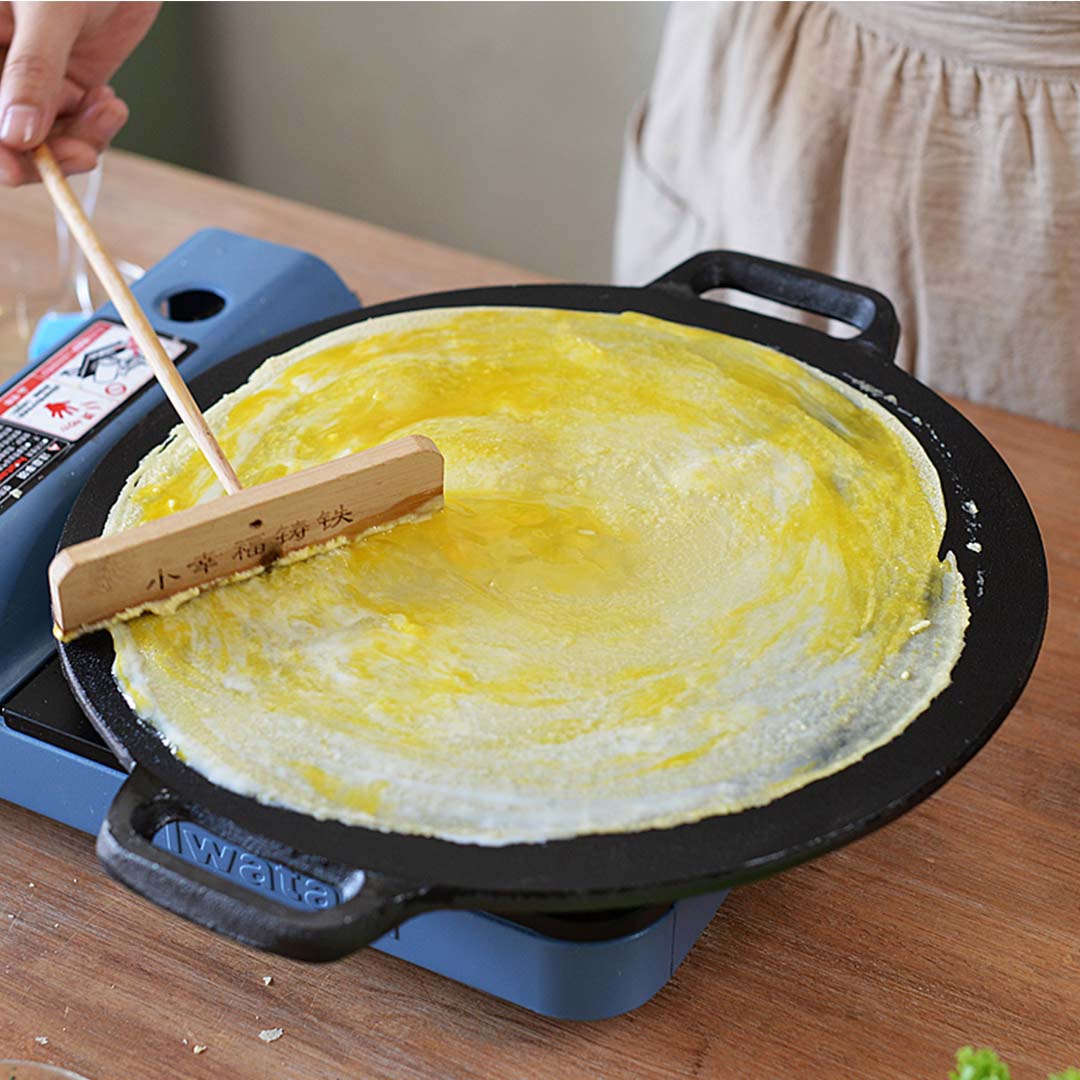 Electric Smart Induction Cooktop and 34cm Cast Iron Induction Crepe Pan Baking Cookware - AllTech