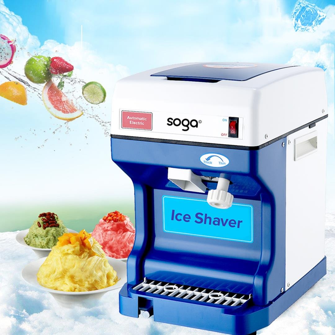 Ice Shaver Commercial Electric Stainless Steel Ice Crusher Slicer Machine 120KG/h - AllTech