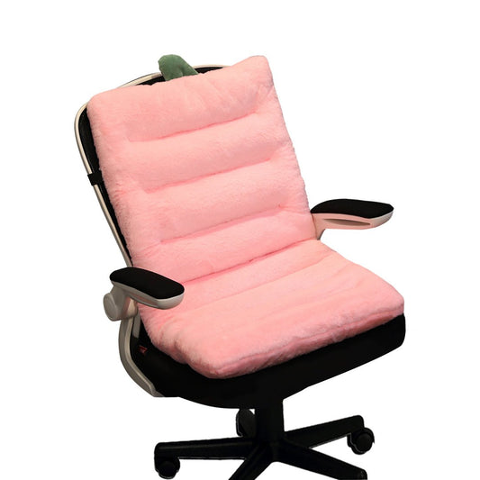 Pink One Piece Strawberry Cushion Office Sedentary Butt Mat Back Waist Chair Support Home Decor -  AllTech