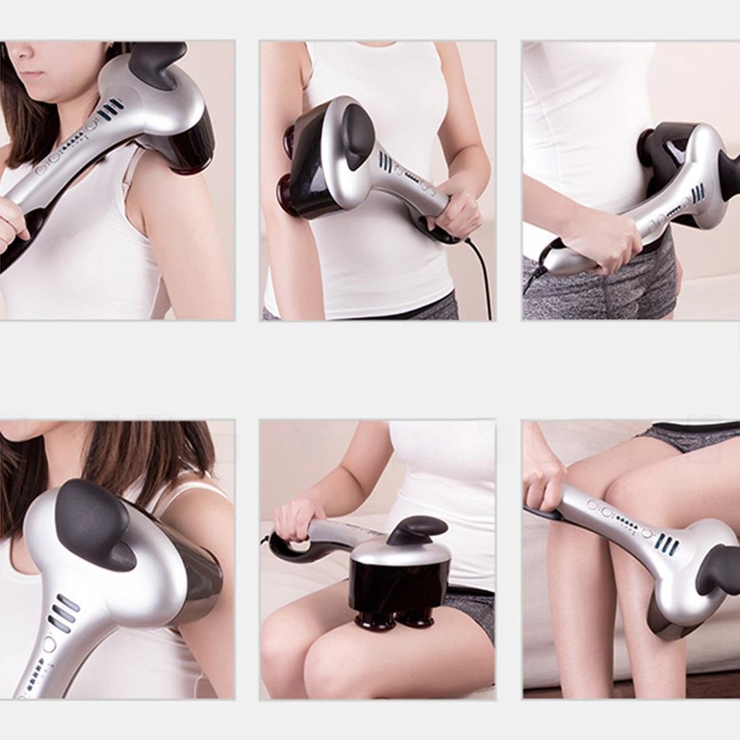 Portable Handheld Massager Soothing Heat Stimulate Blood Flow Foot Shoulder - AllTech