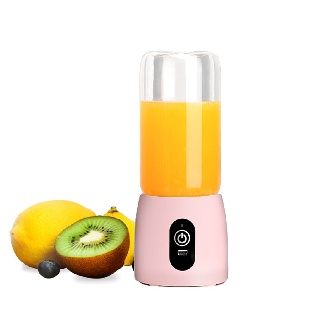 SOGA Portable Mini USB Rechargeable Handheld Juice Extractor Fruit Mixer Juicer Pink - AllTech