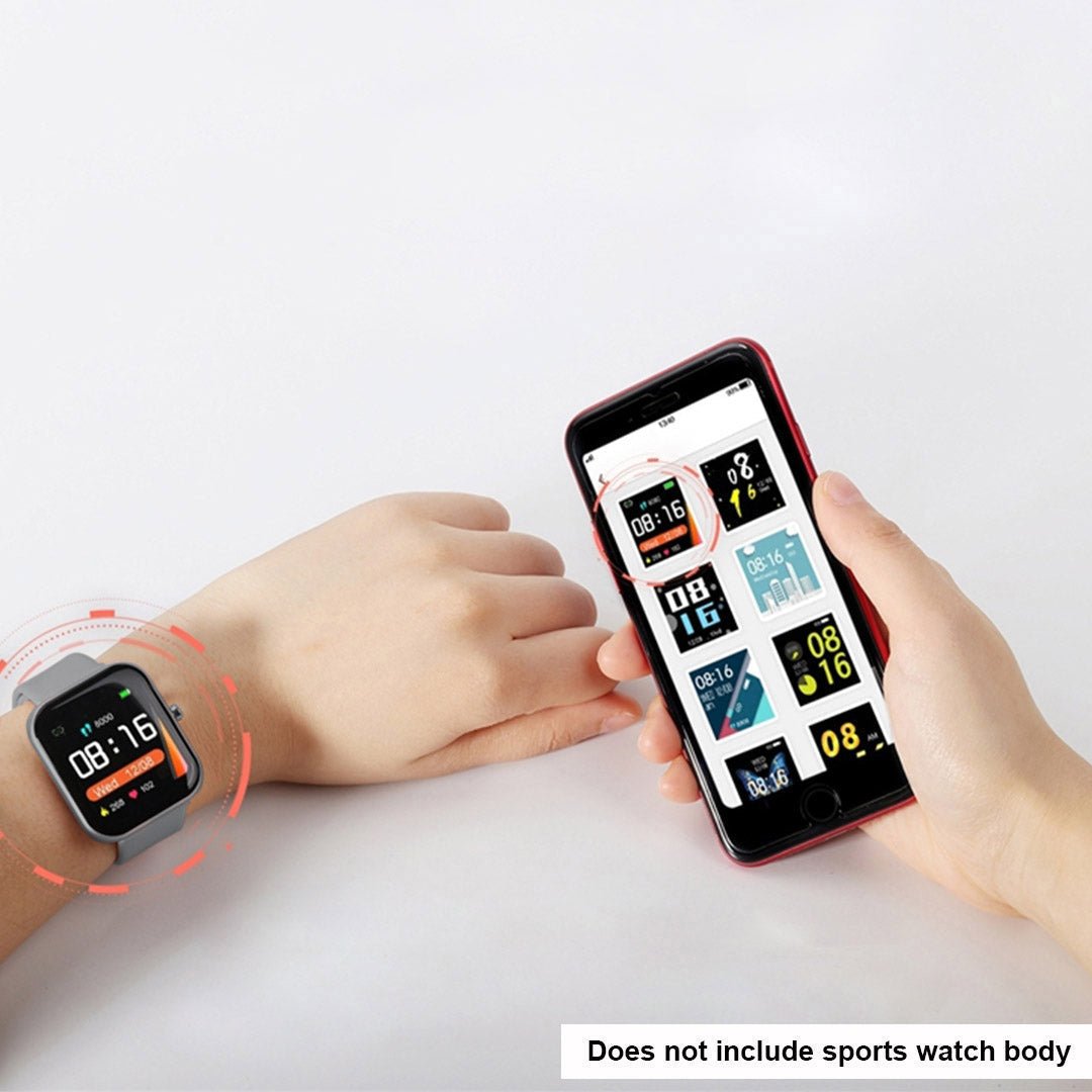 SOGA Smart Sport Watch Model P8 Compatible Wristband Replacement Bracelet Strap Grey - AllTech