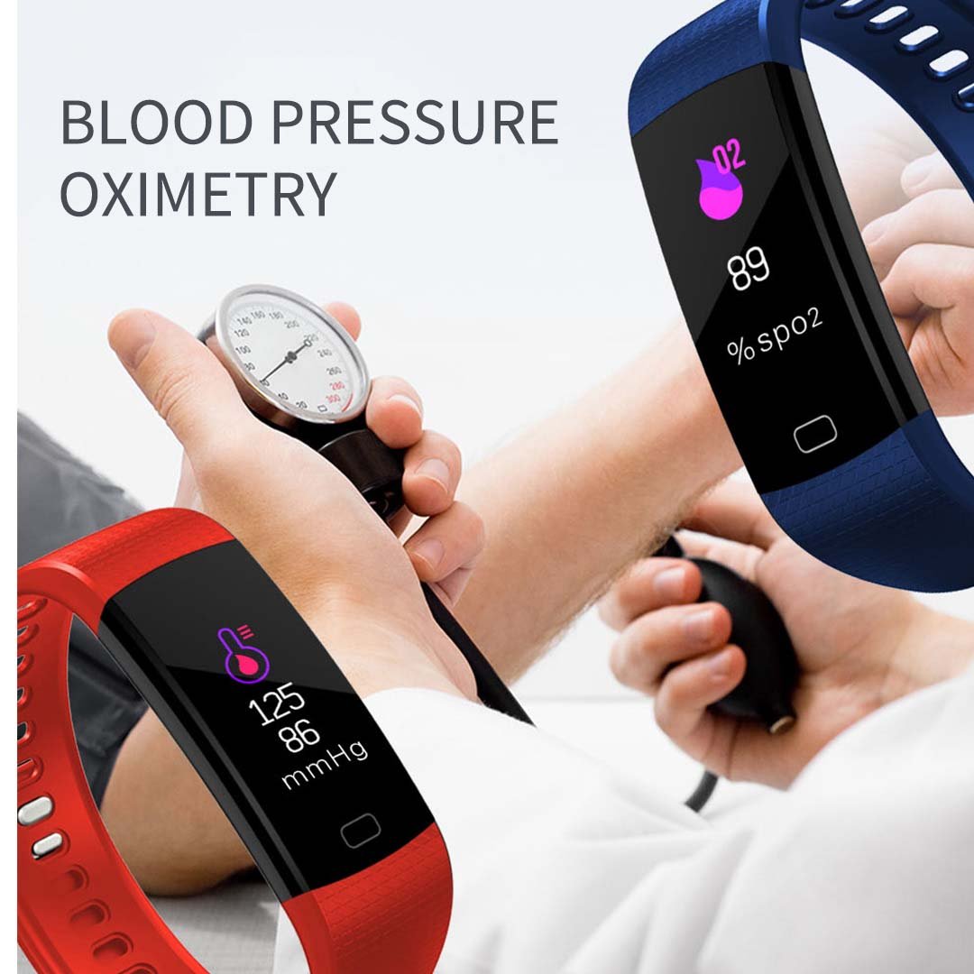 SOGA Sport Smart Watch Health Fitness Wrist Band Bracelet Activity Tracker Purple - AllTech