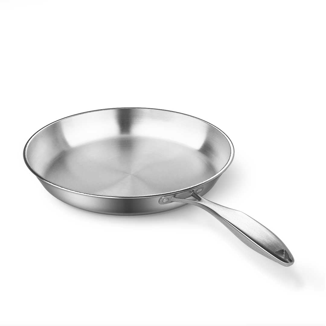 SOGA Stainless Steel Fry Pan 30cm 34cm Frying Pan Top Grade Induction Cooking - AllTech